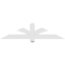 Ekena Millwork Redmond Architectural Grade PVC Gable Bracket, 60"W x 15"H x 4"D x 4"F, 6/12 Pitch GBP060X15X0404RED00 - alternate 3